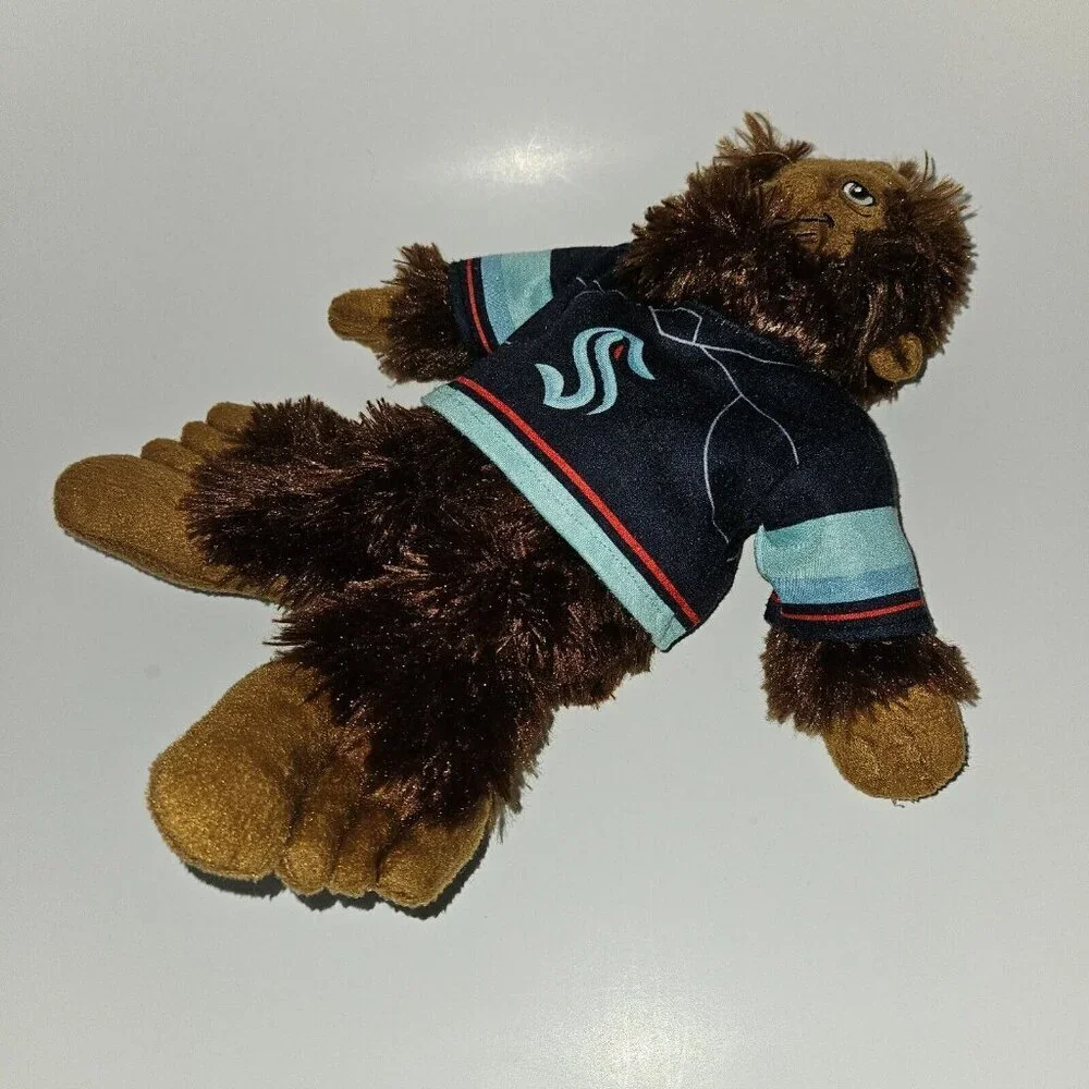 Seattle Kraken Tee Bigfoot Plush 9